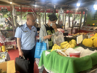 持續開展農殘檢測，筑牢食用農產品批發市場安全防線